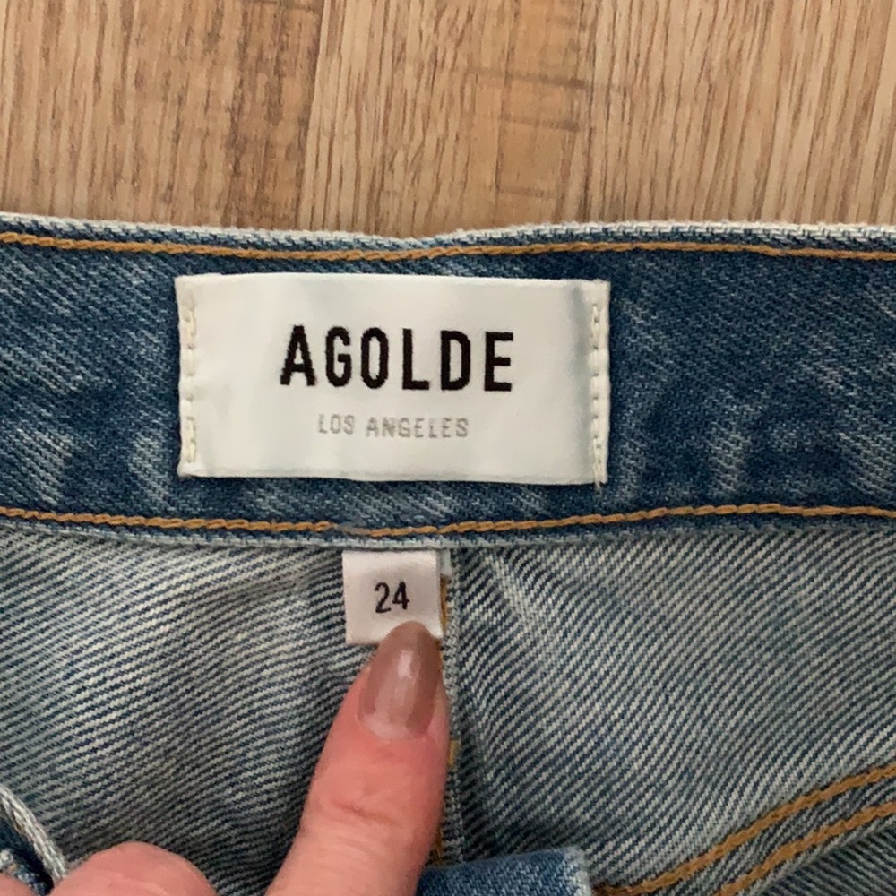 Agolde Dee High Rise Short - Ricochet - Size 24 - Picture 4 of 6